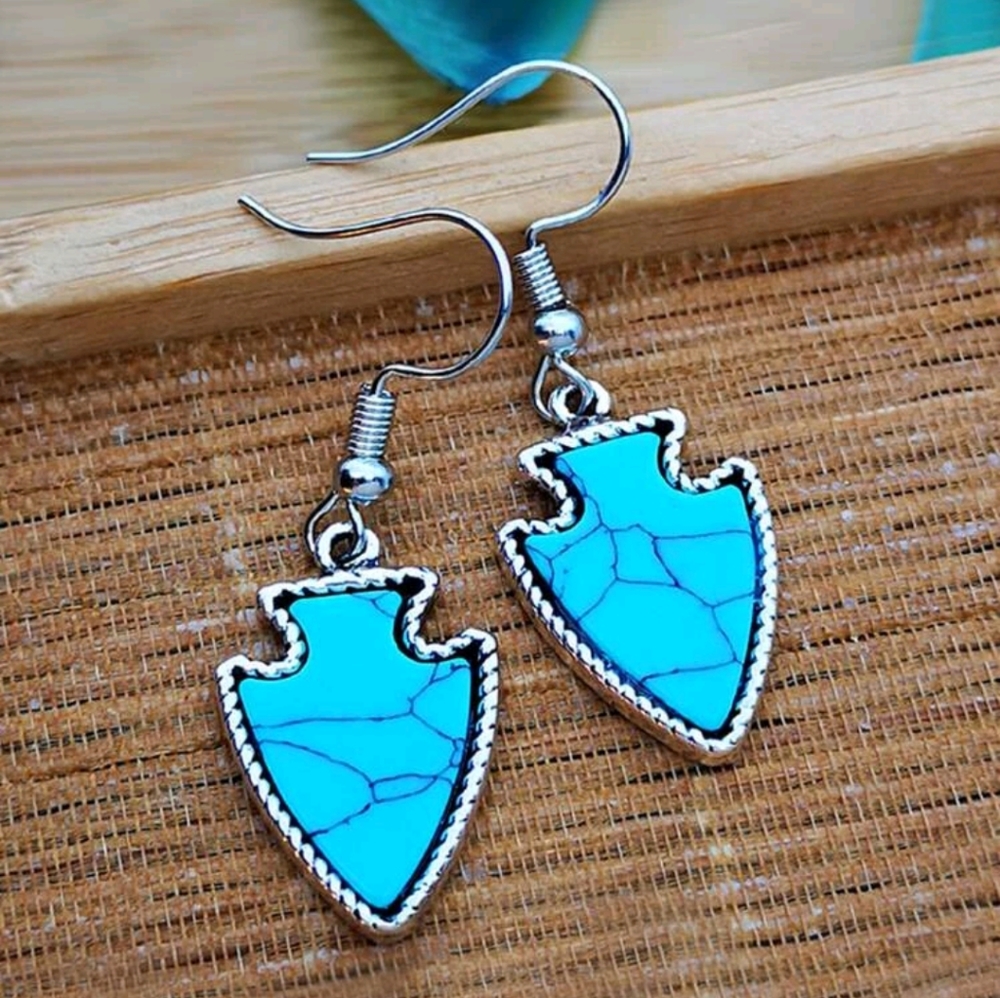 Arrowhead Stone Earrings